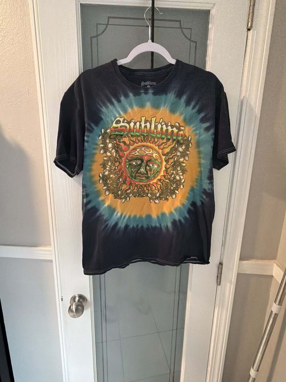 Sublime Sun Logo Tie Dye T-Shirt Size L